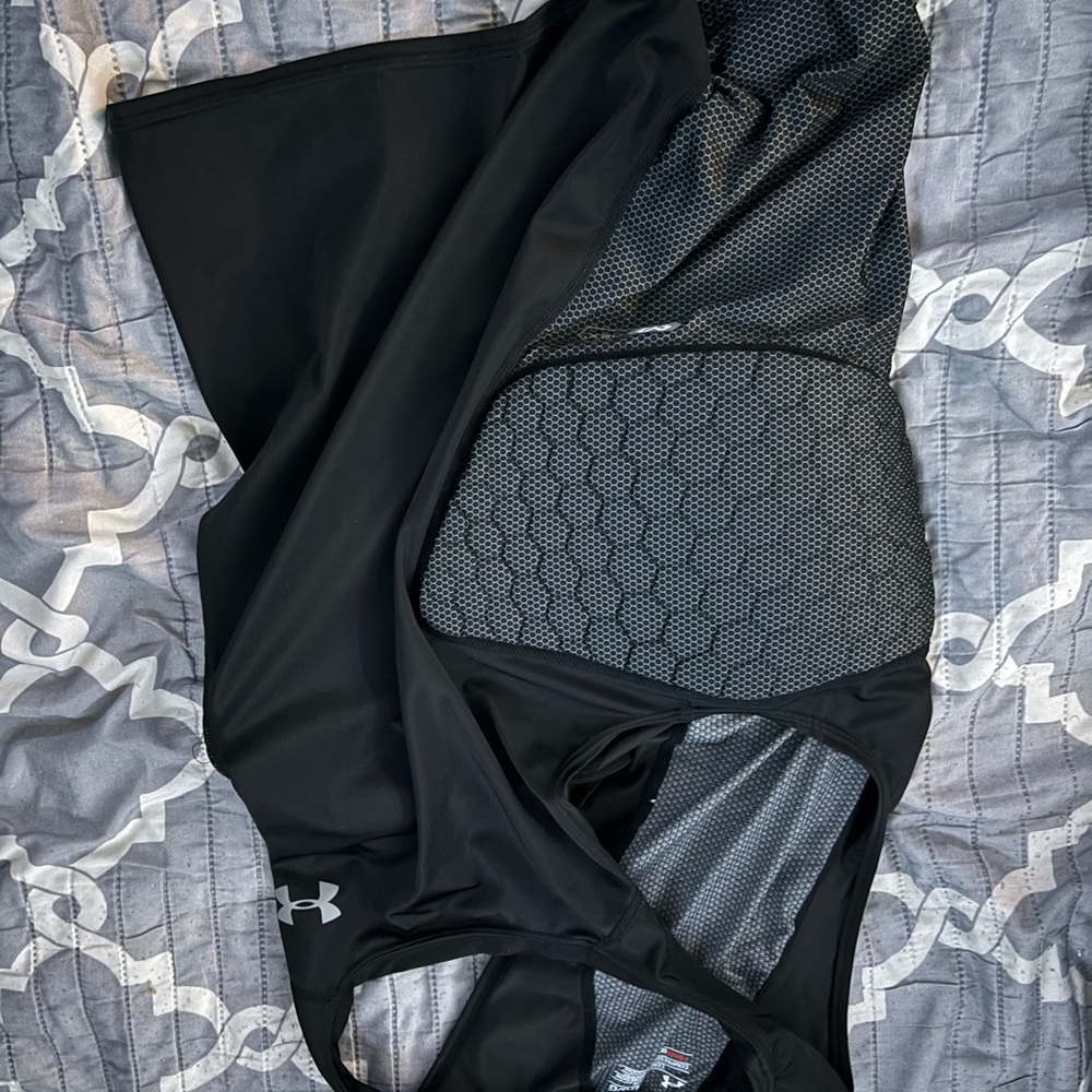 Under Armour Black and Gray Athletic Tank